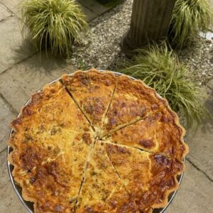 Brie & Cranberry Quiche